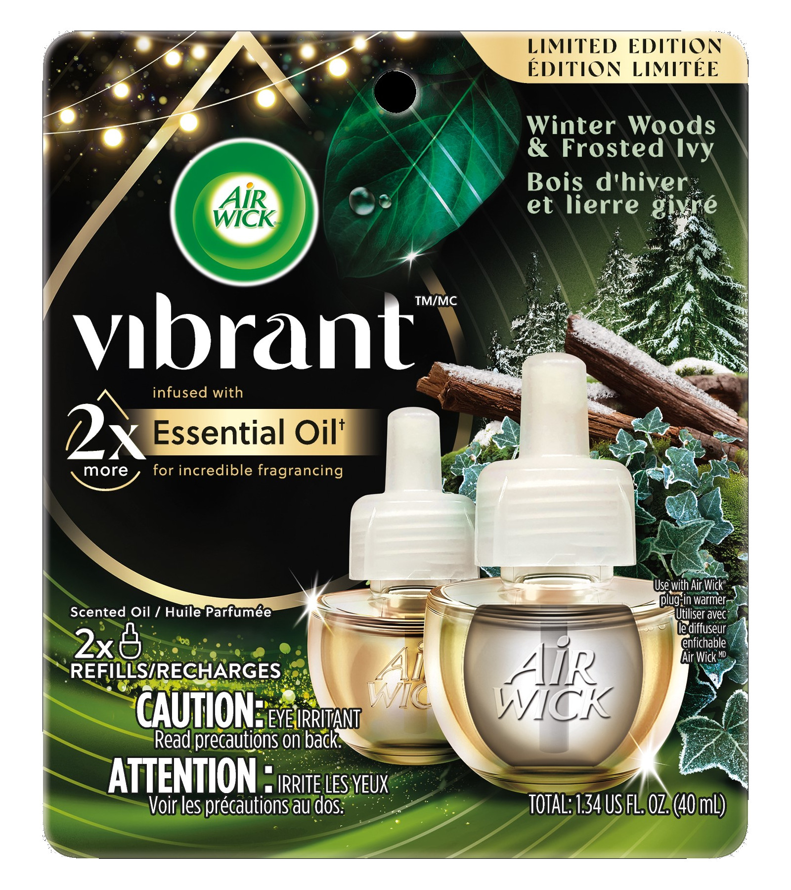 Air Wick® Vibrant Scented Oil - Winter Woods & Frosted Ivy (Canada)